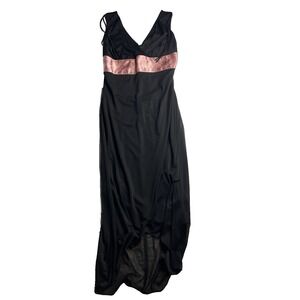 Y2K Handkerchief Whimsigoth Fairy Asymmetrical Empire Dress 90s Ruby Rox Women L